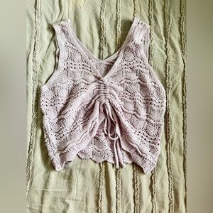 Knit Jessica Simpson Sleeveless Crop Top Size M